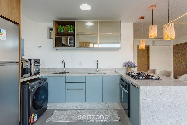 Apto vista piscina y a minutos del mar VLL0001