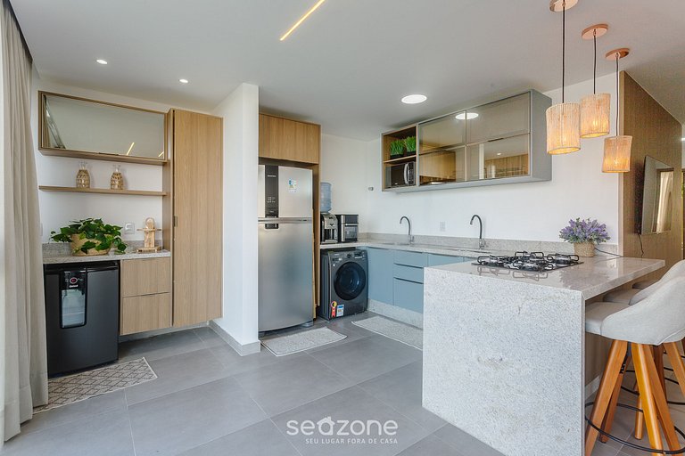 Apto vista piscina y a minutos del mar VLL0001