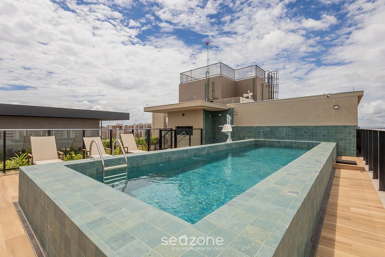 Apto 2 hab, cond. c/ piscina - GET0706