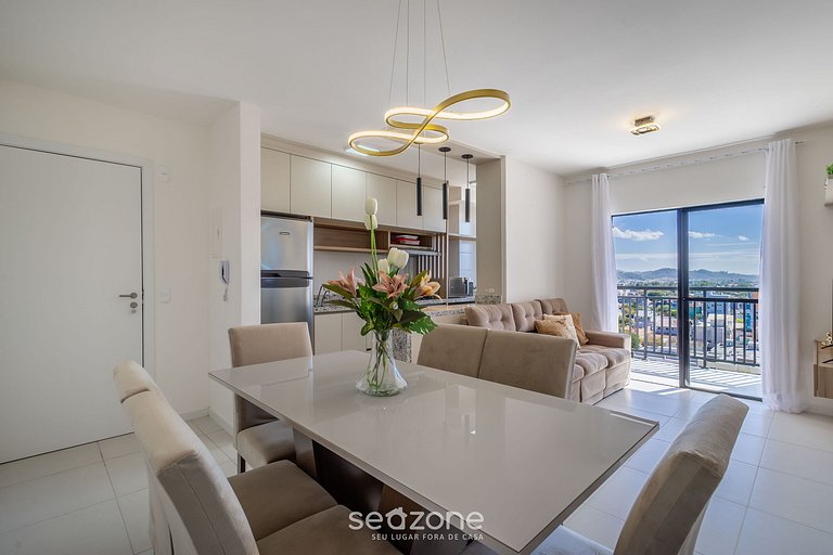 Depto 2D c/ piscina y parrilla 500m mar MCB1001