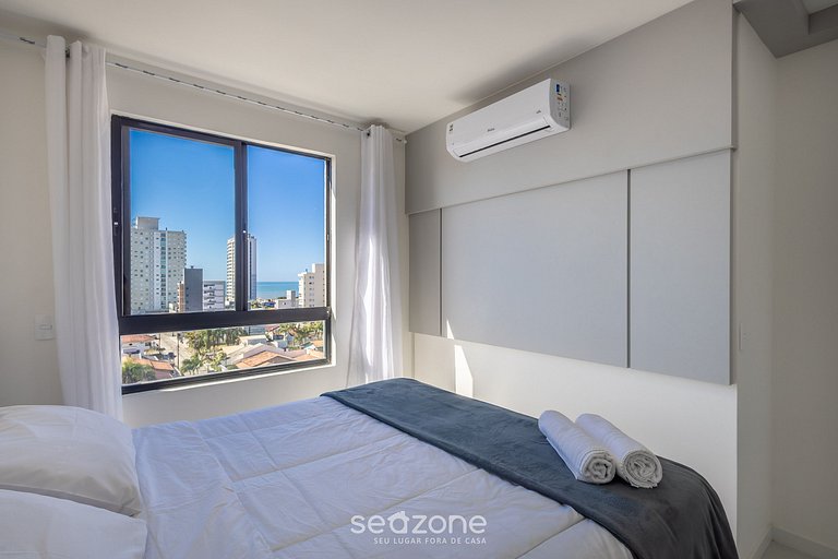 Apto 2Q c/ piscina e churrasq. 500m do Mar MCB1001