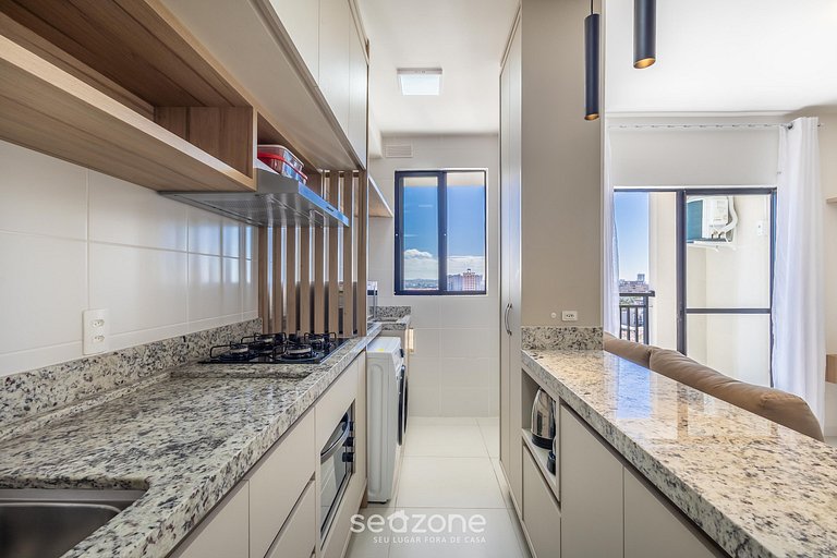 Depto 2D c/ piscina y parrilla 500m mar MCB1001