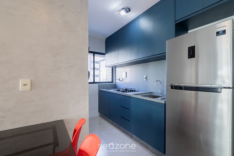 Apto c/ varanda a 500m da Praia - EII0304