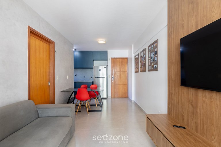 Apto c/ varanda a 500m da Praia - EII0304