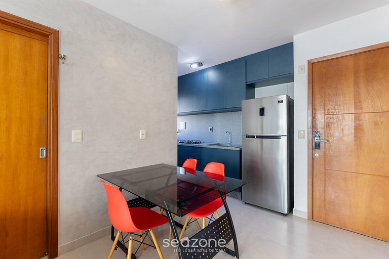 Apto c/ varanda a 500m da Praia - EII0304