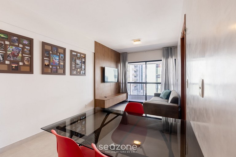 Apto c/ varanda a 500m da Praia - EII0304