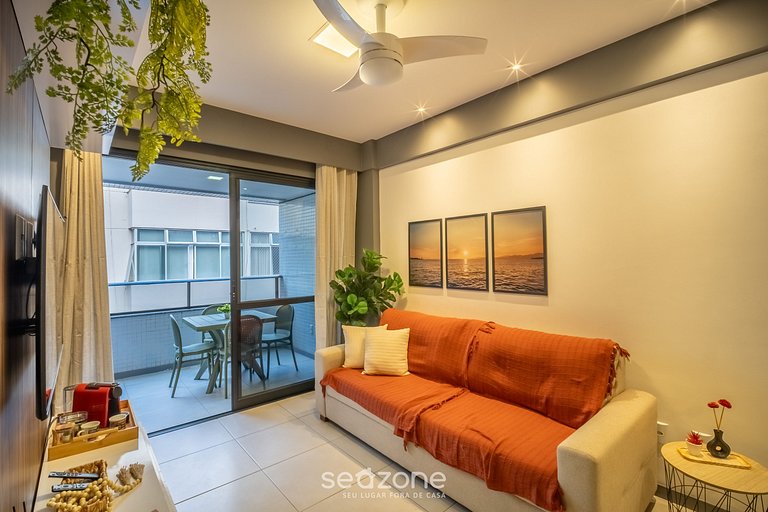 Apto em Cond. c/ Piscina e Academia STE0312