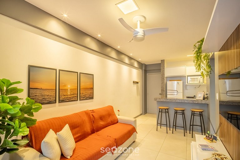 Apto em Cond. c/ Piscina e Academia STE0312