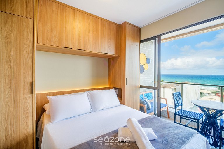 Studio c/ vista al mar en cond. c/ piscina RGF0711