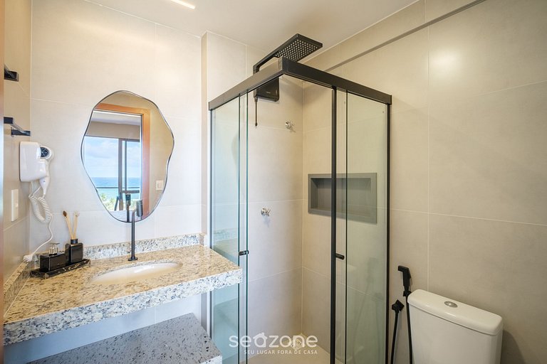 Studio c/ vista al mar en cond. c/ piscina RGF0711