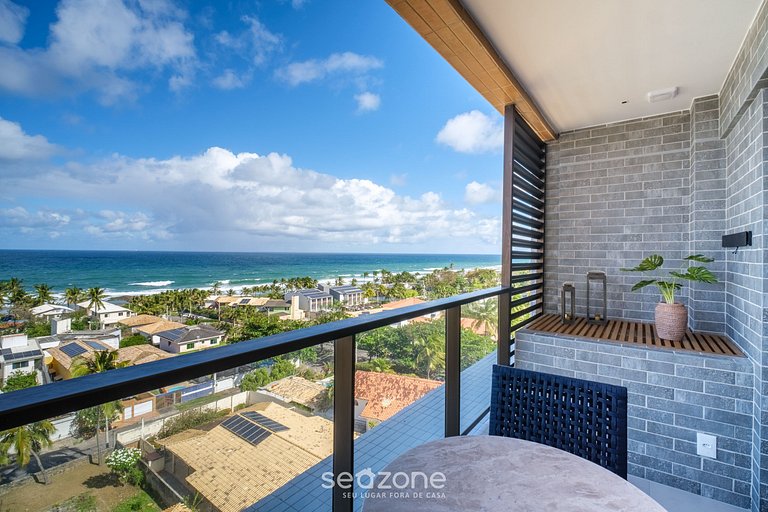 Studio vista mar em cond. c/ piscina - RGF0711