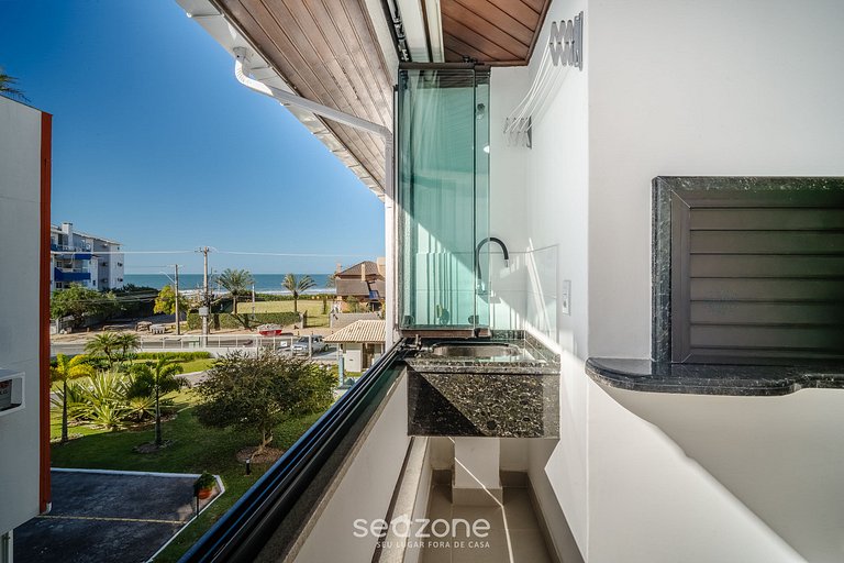 Apto c/ Churrasqueira a 100m da Praia CSC0212