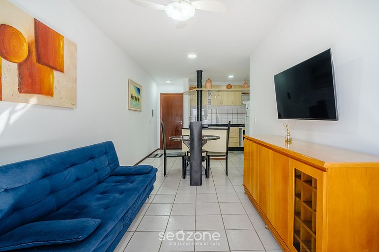 Apto c/ Churrasqueira a 100m da Praia CSC0212