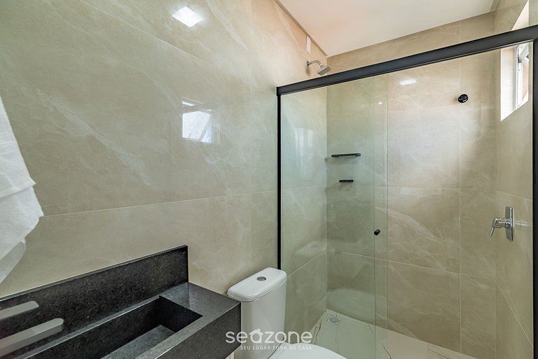 Apto cómodo cerca de la playa de Perequê CII0602