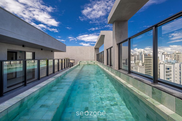 Conforto em Cond. c/ Piscina em Floripa OGD0401