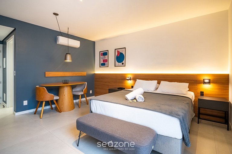 Estúdio em Cond. c/ Piscina em Floripa OGD0401