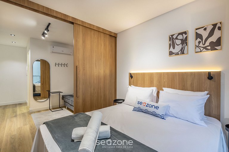 Estudio c/ balcón a pasos del mar en Penha PSO0305