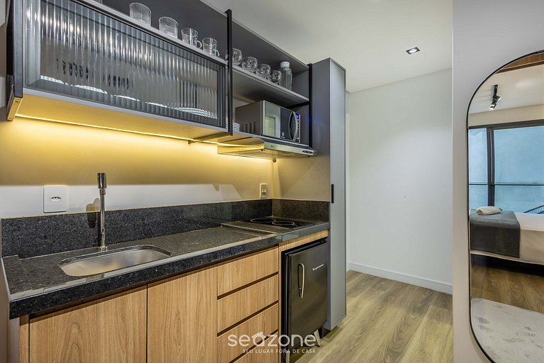 Estudio c/ balcón a pasos del mar en Penha PSO0305