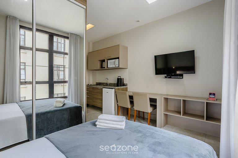 Studio moderno a 600m da Estação da Luz - JQP0521