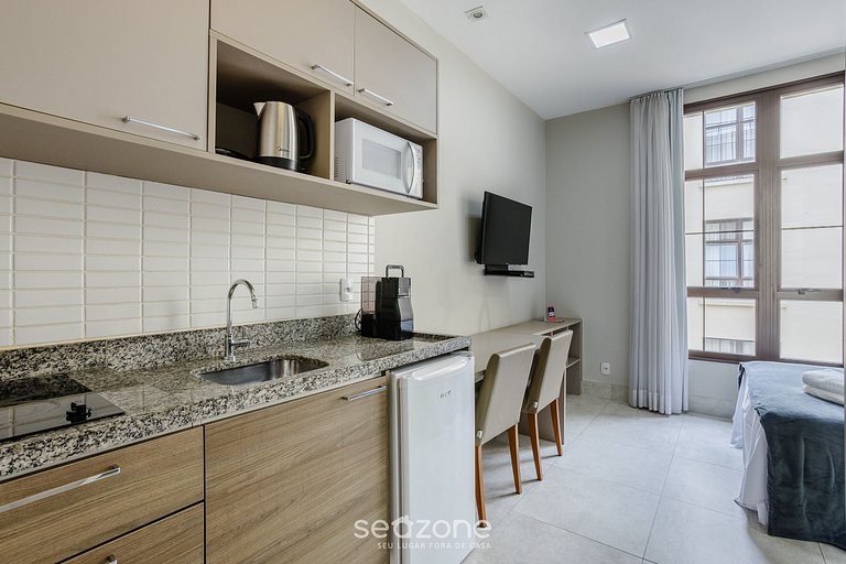 Studio moderno a 600m da Estação da Luz - JQP0521