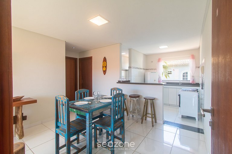 Apto em cond. c/ piscina a 850m da Praia - SRR0007