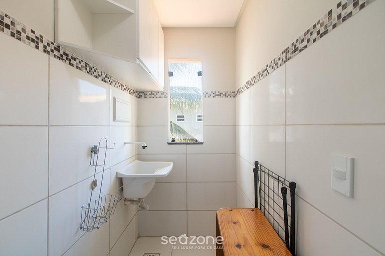 Apto em cond. c/ piscina a 850m da Praia - SRR0007