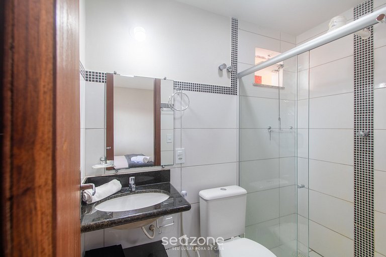 Apto em cond. c/ piscina a 850m da Praia - SRR0007