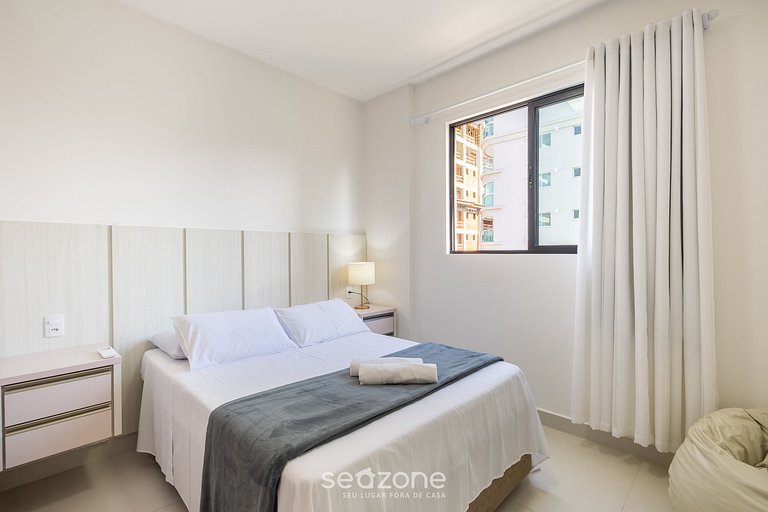 Apto c/ Churrasqueira a 450m da Praia NOH1302