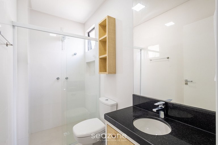 Apto c/ Churrasqueira a 450m da Praia NOH1302