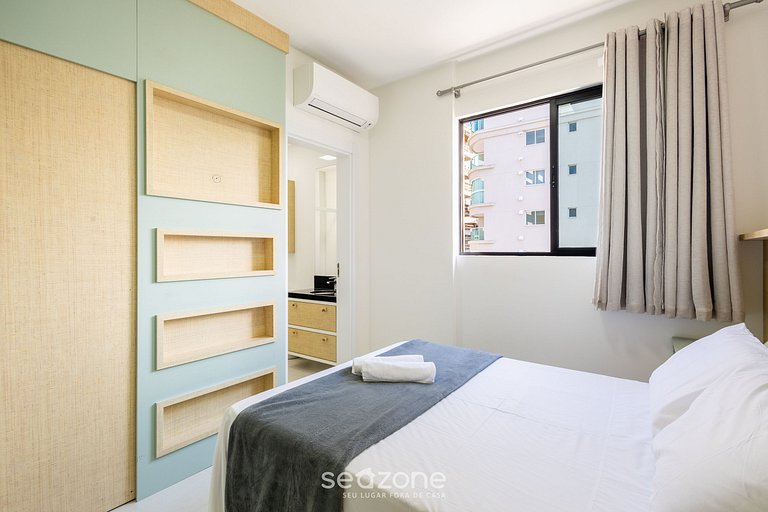 Apto c/ Churrasqueira a 450m da Praia NOH1302