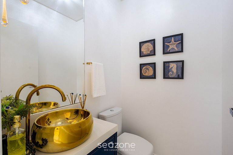 Apto c/ Churrasqueira a 450m da Praia NOH1302