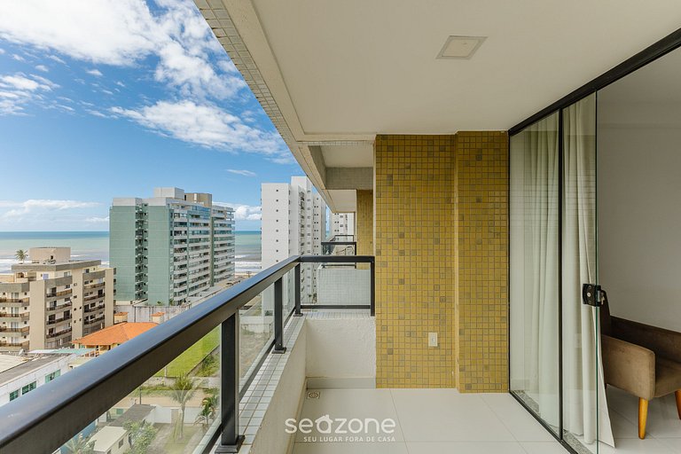 Apto 2Qts a 400m do Mar em cond c/ piscina PZO0905