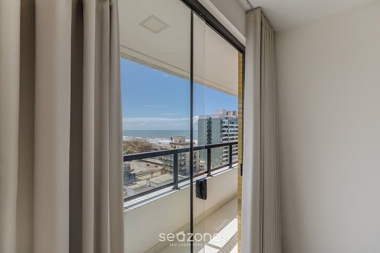 Apto 2Qts a 400m do Mar em cond c/academia PZO0905