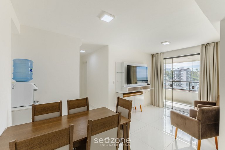 Apto 2Qts a 400m do Mar em cond c/ piscina PZO0905