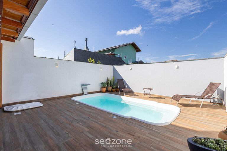 Casa c/ Piscina e Churrasqueira | 500m EKD0397