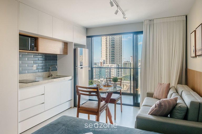 Estudio con balcón a pasos del mar - LIV1004