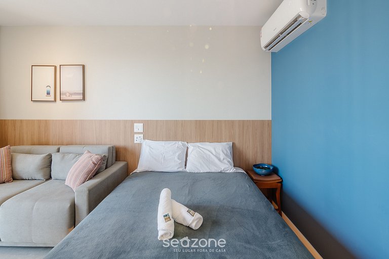 Estudio con balcón a pasos del mar - LIV1004