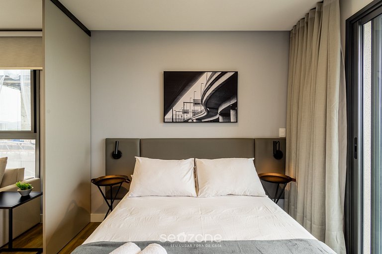 Studio con balcón y vista increíble al mar PSO1004