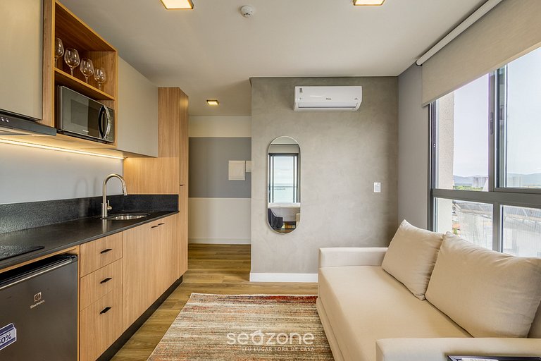 Studio con balcón y vista increíble al mar PSO1004