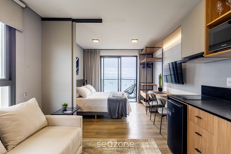 Studio con balcón y vista increíble al mar PSO1004