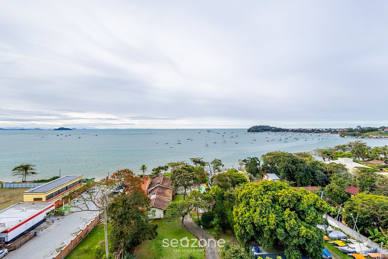 Studio c/ varanda e vista incrível do Mar PSO1004