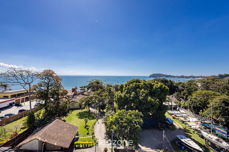 Apto. vista al mar en edif. c/ piscina PSO0601