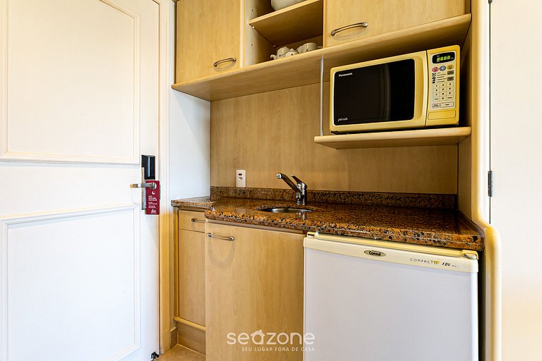 Studio em Jurerê incrível vista mar em resort JBV325 Seazone