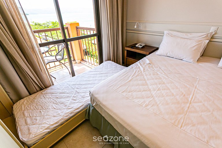 Estudio en Jurerê Increíble vista mar resort JBV325 Seazone