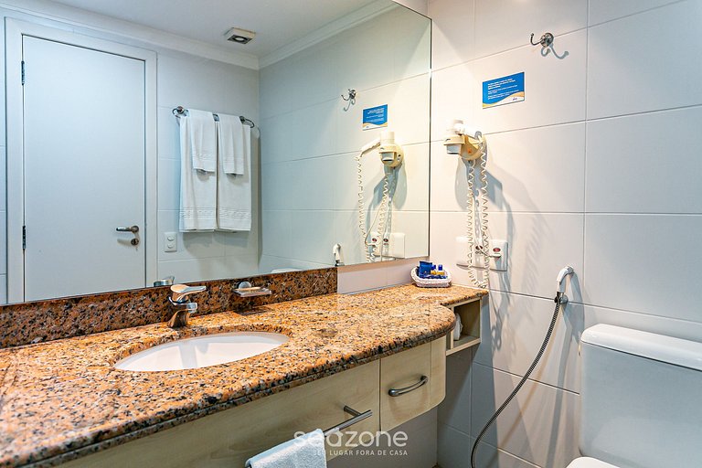 Studio em Jurerê incrível vista mar em resort JBV325 Seazone