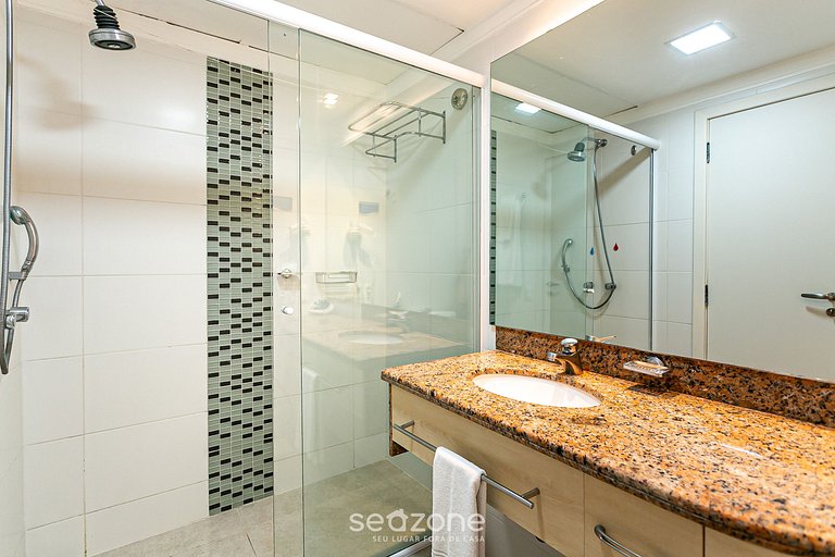 Estudio en Jurerê Increíble vista mar resort JBV325 Seazone