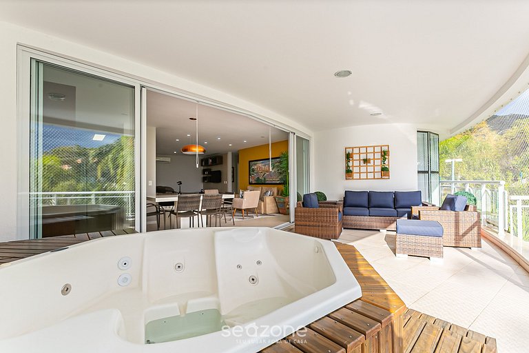 Apto de alto estándar c/ piscina y jacuzzi MHE003