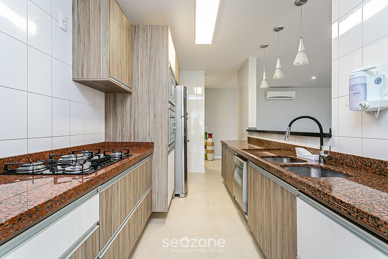 Apto de alto estándar c/ piscina y jacuzzi MHE003