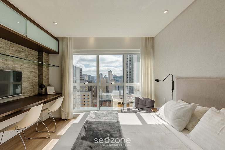 Estúdio em Cond c/ Piscina e Academia NWC1510