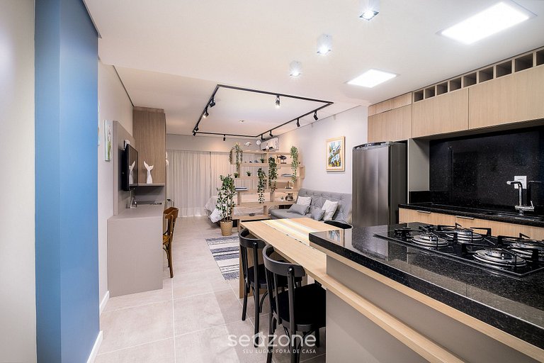 Ótimo studio c/ piscina no Campeche OKA134